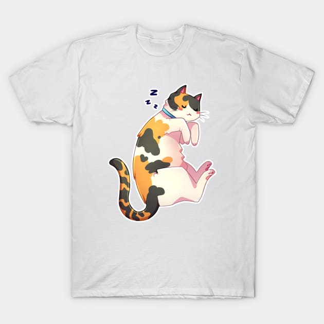 Calico Cat V.2 T-Shirt by Nadi-chan16